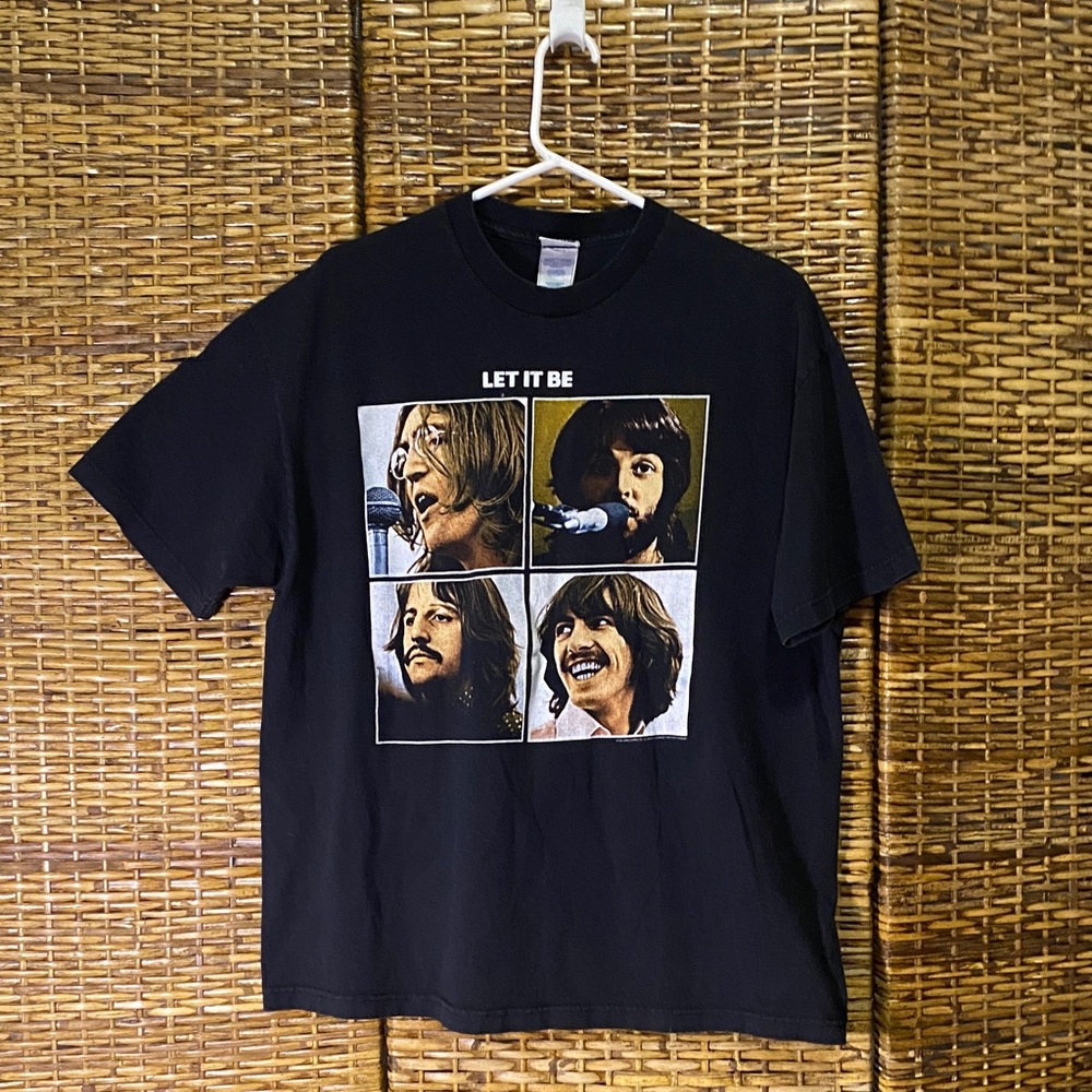 EUC The Beatles let it be 2006 Apple Corp. T-shirt XL
